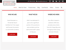 Tablet Screenshot of dismukelaw.com